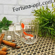 Кружка стекло Coffee Time 200 мл - 8107  ✅ базовая цена 35.52 грн. ✔ Опт ✔ Скидки ✔ Заходите! - Интернет-магазин ✅ Фортуна-опт ✅