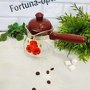 Турка стекло  600мл (А-Плюс) 1050 ✅ базовая цена $4.05 ✔ Опт ✔ Скидки ✔ Заходите! - Интернет-магазин ✅ Фортуна-опт ✅