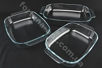 Набор противней из жаропрочного стекла A-Plus - 1093 ✅ базовая цена $17.14 ✔ Опт ✔ Скидки ✔ Заходите! - Интернет-магазин ✅ Фортуна-опт ✅