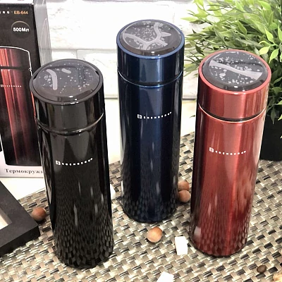 Термос с индикатором температуры 500 мл Edenberg -EB - 644 ➜ фото ➜ розн цена $5.92 - Интернет-магазин ✅ Fortuna-opt.com.ua. ✅