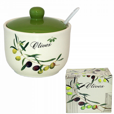 Сахарница керам 450 мл  Оливки  2242-8 ✅ базовая цена 79.11 грн. ✔ Опт ✔ Скидки ✔ Заходите! - Интернет-магазин ✅ Фортуна-опт ✅