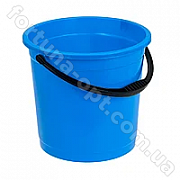 Ведро пластиковое 10 л без крышки цветное - 0763 ✅базовая цена 37.89 грн. ✔ Опт ✔ Скидки ✔ Заходите! - Интернет-магазин ✅ Фортуна-опт ✅