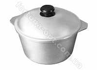 Казан алюминиевый с крышкой Пролис K 006 - 6 л  ✅ базовая цена 193.35 грн. ✔ Опт ✔ Скидки ✔ Заходите! - Интернет-магазин ✅ Фортуна-опт ✅