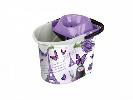 Ведро для швабры с отжимом Элиф - 15536 ✅базовая цена 79.45 грн. ✔ Опт ✔ Скидки ✔ Заходите! - Интернет-магазин ✅ Фортуна-опт ✅