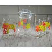 Кувшин +6 стаканов Люминарк 7 пр Melodine 5672 ✅ базовая цена 410.09 грн. ✔ Опт ✔ Скидки ✔ Заходите! - Интернет-магазин ✅ Фортуна-опт ✅