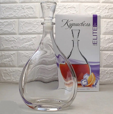 Графин с герметичной крышкой для коньяка ILONA Куршавель 0,5л - 9455 ✅ базовая цена 102.61 грн. ✔ Опт ✔ Скидки ✔ Заходите! - Интернет-магазин ✅ Фортуна-опт ✅