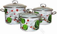 Набор кастрюль 1500 Мохито ✅ базовая цена 0 грн. ✔ Опт ✔ Скидки ✔ Заходите! - Интернет-магазин ✅ Фортуна-опт ✅