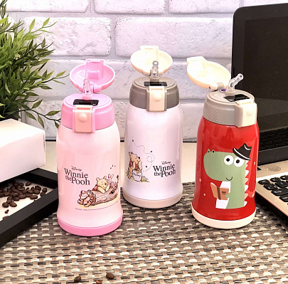 Термос детский с поилочкой и датчиком температуры 400 мл A-Plus - 1782 ➜ фото ➜р озн цена $6.99 -Интернет-магазин ✅ Fortuna-opt.com.ua. ✅