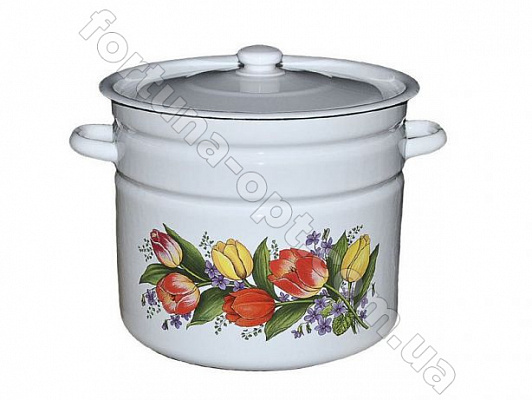 Бак эмалированный 20 л 2827/2 Весенний букет ✅ базовая цена 562.60 грн. ✔ Опт ✔ Скидки ✔ Заходите! - Интернет-магазин ✅ Фортуна-опт ✅