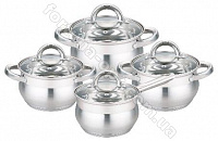 Набор кастрюль яблочной формы с ковшиком Edenberg EB - 3717➜ Опт и розница ✅ актуальная цена -Интернет магазин ✅ Фортуна ✅