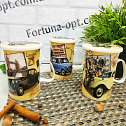 Чашка заварочная фарфор 320 мл Авто 2052-3  ✅ базовая цена 109.74 грн. ✔ Опт ✔ Скидки ✔ Заходите! - Интернет-магазин ✅ Фортуна-опт ✅