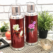 Термос железный со стеклянной колбой A-Plus - 30126 - 1,2 л ➜ фото ➜ розн цена $7.65 - Интернет-магазин ✅ Fortuna-opt.com.ua. ✅ 