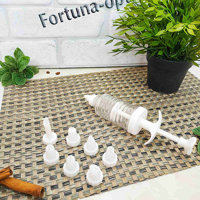 Шприц кондитерский пластиковый + насадки 12078  ✅ базовая цена 29.97 грн. ✔ Опт ✔ Скидки ✔ Заходите! - Интернет-магазин ✅ Фортуна-опт ✅