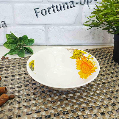 Салатник "6" керамический Подсолнух 15 х 4,5 см 11800 ✅ базовая цена 28.49 грн. ✔ Опт ✔ Скидки ✔ Заходите! - Интернет-магазин ✅ Фортуна-опт ✅