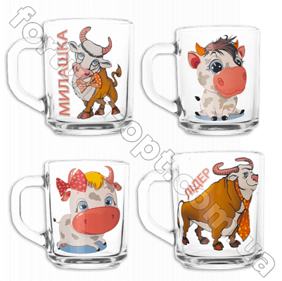 Чашка стеклянная 200 мл Бык - 8098 ✅ базовая цена 14.78 грн. ✔ Опт ✔ Скидки ✔ Заходите! - Интернет-магазин ✅ Фортуна-опт ✅