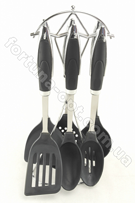 Набор тефлоновый кухонных принадлежностей A-Plus - 1450 (7 предметов) ✅ базовая цена $7.76 ✔ Опт ✔ Скидки ✔ Заходите! - Интернет-магазин ✅ Фортуна-опт ✅