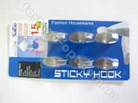 Крючки металлические овал 6 шт/наб 12160 ✅ базовая цена 22.95 грн. ✔ Опт ✔ Скидки ✔ Заходите! - Интернет-магазин ✅ Фортуна-опт ✅