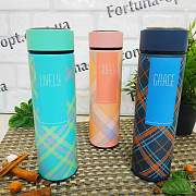 Термос нержавеющий 450 мл "Клетка" 3352-53-54-55 Stenson ➜ фото ➜ розн цена $4.76 - Интернет-магазин ✅ Fortuna-opt.com.ua. ✅