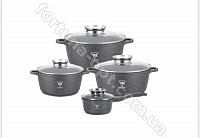 Набор кастрюль Top Kitchen серый TK 00050 ✅ базовая цена $46.18 ✔ Опт ✔ Скидки ✔ Заходите! - Интернет-магазин ✅ Фортуна-опт ✅