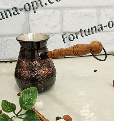 Турка медная 0,2 л 0815 ✅ базовая цена 710.40 грн. ✔ Опт ✔ Скидки ✔ Заходите! - Интернет-магазин ✅ Фортуна-опт ✅