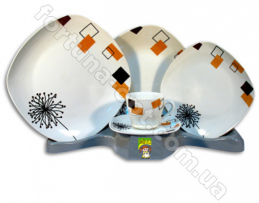 Столовый набор 30 предметов Elina EL - 1140C  ✅ базовая цена 645.39 грн. ✔ Опт ✔ Скидки ✔ Заходите! - Интернет-магазин ✅ Фортуна-опт ✅