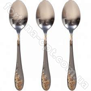 Ложка нержавеющая чайная Золото-цветок 086 ✅ базовая цена 13.85 грн. ✔ Опт ✔ Скидки ✔ Заходите! - Интернет-магазин ✅ Фортуна-опт ✅