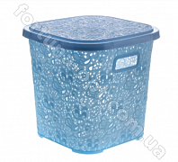 Корзина ажурная с крышкой пластик 15 л 0747 ✅ базовая цена 95.90 грн. ✔ Опт ✔ Скидки ✔ Заходите! - Интернет-магазин ✅ Фортуна-опт ✅