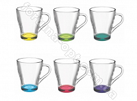 Кружка стеклянная Грация Лак Микс - 8375 280 мл ✅ базовая цена 27.71 грн. ✔ Опт ✔ Скидки ✔ Заходите! - Интернет-магазин ✅ Фортуна-опт ✅