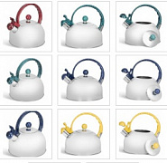 Чайник нержавеющий 2,5л цветная ручка Edenberg EB - 326 С ✅ базовая цена $10 ✔ Опт ✔ Скидки ✔ Заходите! - Интернет-магазин ✅ Фортуна-опт ✅