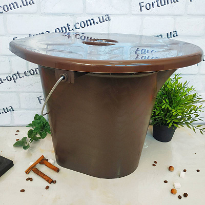 Ведро туалетное с металлической ручкой П А 5119 ✅базовая цена 266.33 грн. ✔ Опт ✔ Скидки ✔ Заходите! - Интернет-магазин ✅ Фортуна-опт ✅