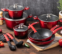 Набор посуды Edenberg с мраморным антипригарным покрытием EB - 5619 ✅ базовая цена $99.67 ✔ Опт ✔ Скидки ✔ Заходите! - Интернет-магазин ✅ Фортуна-опт ✅