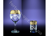 Бокал для вина + стопка 12 пр. Мускат GE 05-411/837 ✅ базовая цена 380.30 грн. ✔ Опт ✔ Скидки ✔ Заходите! - Интернет-магазин ✅ Фортуна-опт ✅