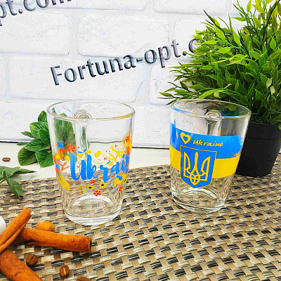Чашка стекло 300 мл Украина 8143 ✅ базовая цена 55.28 грн. ✔ Опт ✔ Скидки ✔ Заходите! - Интернет-магазин ✅ Фортуна-опт ✅