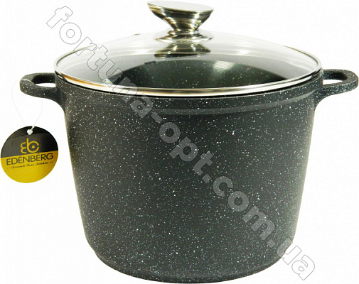 Глубокая высокая кастрюля - казан Edenberg EB - 1171 - 6,8 л ✅ базовая цена $25.53 ✔ Опт ✔ Скидки ✔ Заходите! - Интернет-магазин ✅ Фортуна-опт ✅