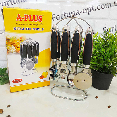 Кухонный набор на стойке 8пр A-Plus - 1720 ✅ базовая цена $9.55 ✔ Опт ✔ Скидки ✔ Заходите! - Интернет-магазин ✅ Фортуна-опт ✅