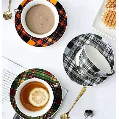 Чашка с блюдцем и ложкой 220 мл "Irish pub" 00939 ✅ базовая цена $8.67 ✔ Опт ✔ Скидки ✔ Заходите! - Интернет-магазин ✅ Фортуна-опт ✅