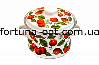 Кастрюля эмалированная 5,5 л 3117 Черешня ✅ базовая цена 423.20 грн. ✔ Опт ✔ Скидки ✔ Заходите! - Интернет-магазин ✅ Фортуна-опт ✅