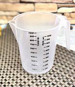 Мерная кружка 1л матовая с черным делением  0029 ✅ базовая цена 31.97 грн. ✔ Опт ✔ Скидки ✔ Заходите! - Интернет-магазин ✅ Фортуна-опт ✅