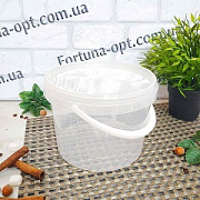 Ведро полипропиленовое 1 л  0497 ✅ базовая цена 8.94 грн. ✔ Опт ✔ Скидки ✔ Заходите! - Интернет-магазин ✅Фортуна-опт ✅