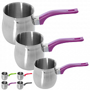 Турка н/ж 3шт/наб 700/400/250мл Стенсон - 02088 ✅ базовая цена $10 ✔ Опт ✔ Скидки ✔ Заходите! - Интернет-магазин ✅ Фортуна-опт ✅