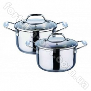 Набор кастрюль из нержавеющей стали Wellberg WB - 1029➜ Опт и розница ✅ актуальная цена -Интернет магазин ✅ Фортуна ✅