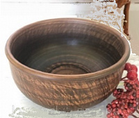 Миска красная глина 1 л гладкая - 7781 ✅ базовая цена 37.30 грн. ✔ Опт ✔ Скидки ✔ Заходите! - Интернет-магазин ✅ Фортуна-опт ✅