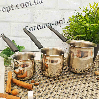 Набор кофеварок из нержавеющей стали 3 шт A-Plus - 0780 ✅ базовая цена $5.46 ✔ Опт ✔ Скидки ✔ Заходите! - Интернет-магазин ✅ Фортуна-опт ✅