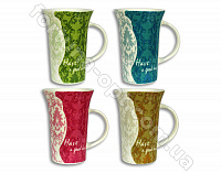 Чашка керамическая 400 мл Узор Elina EL - 3237 ✅ базовая цена 23.40 грн. ✔ Опт ✔ Скидки ✔ Заходите! - Интернет-магазин ✅ Фортуна-опт ✅