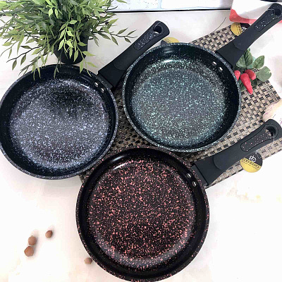 Сковорода с мраморным покрытие Edenberg EB - 3403 - 18см ✅ базовая цена $6.50 ✔ Опт ✔ Скидки ✔ Заходите! - Интернет-магазин ✅ Фортуна-опт ✅