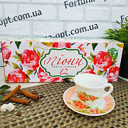 Набор чайный 12 предметов 190 мл Пион 30055-003 ✅ базовая цена 287.83 грн. ✔ Опт ✔ Скидки ✔ Заходите! - Интернет-магазин ✅ Фортуна-опт ✅