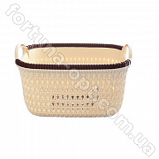 Корзина-плетенка для белья 24*18*12 см - Stenson - 85472 ✅ базовая цена $1.75 ✔ Опт ✔ Скидки ✔ Заходите! - Интернет-магазин ✅ Фортуна-опт ✅