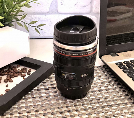 Термокружка объектив TV - 000826 ✅ базовая цена $4.26 ✔ Опт ✔ Скидки ✔ Заходите! - Интернет-магазин ✅ Фортуна-опт ✅