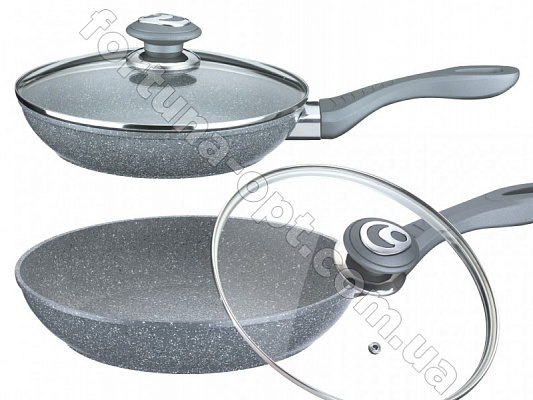 Сковорода с крышкой 22 см Benson BN - 514 ✅ базовая цена $9.82 ✔ Опт ✔ Скидки ✔ Заходите! - Интернет-магазин ✅ Фортуна-опт ✅