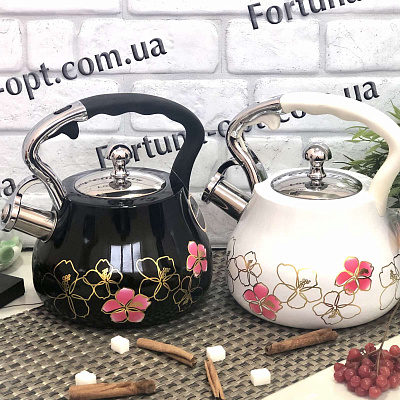 Чайник нержавеющий со свистком 3л Edenberg EB - 8842 ✅ базовая цена $19.99 ✔ Опт ✔ Скидки ✔ Заходите! - Интернет-магазин ✅ Фортуна-опт ✅